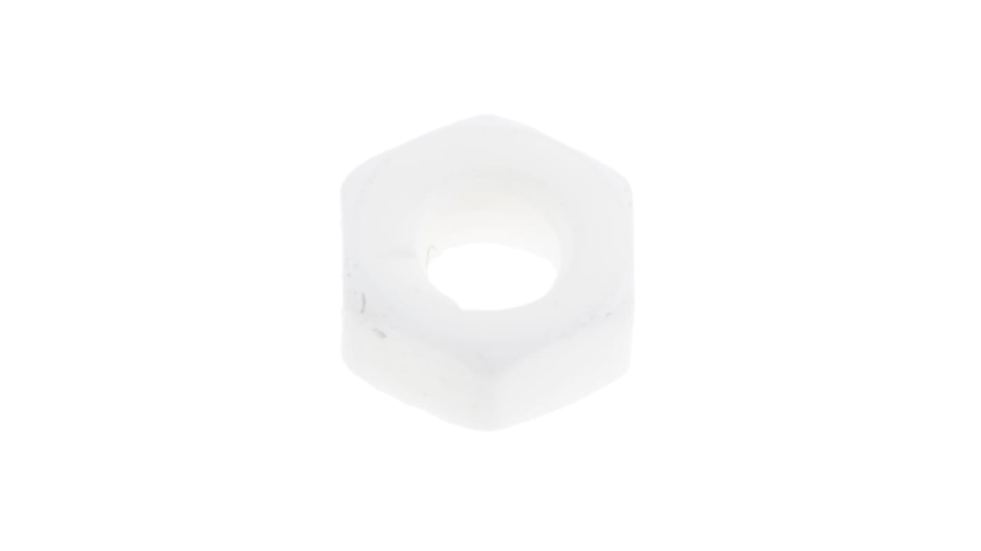 RS PRO, Plain Ceramic Hex Nut, M3
