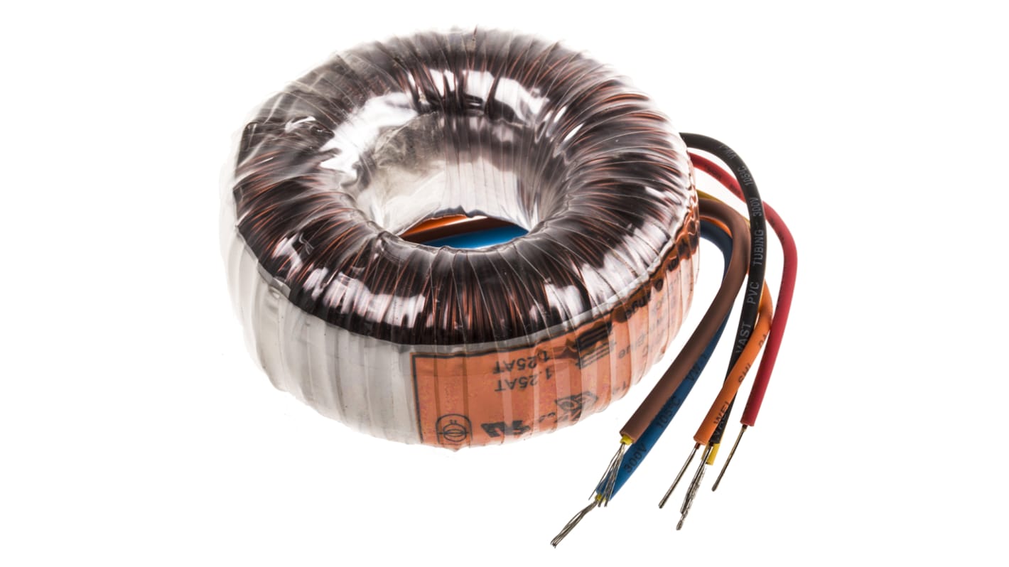 Nuvotem Talema 230V ac, 2 x 12V ac Toroidal Transformer, 30VA 2 Output