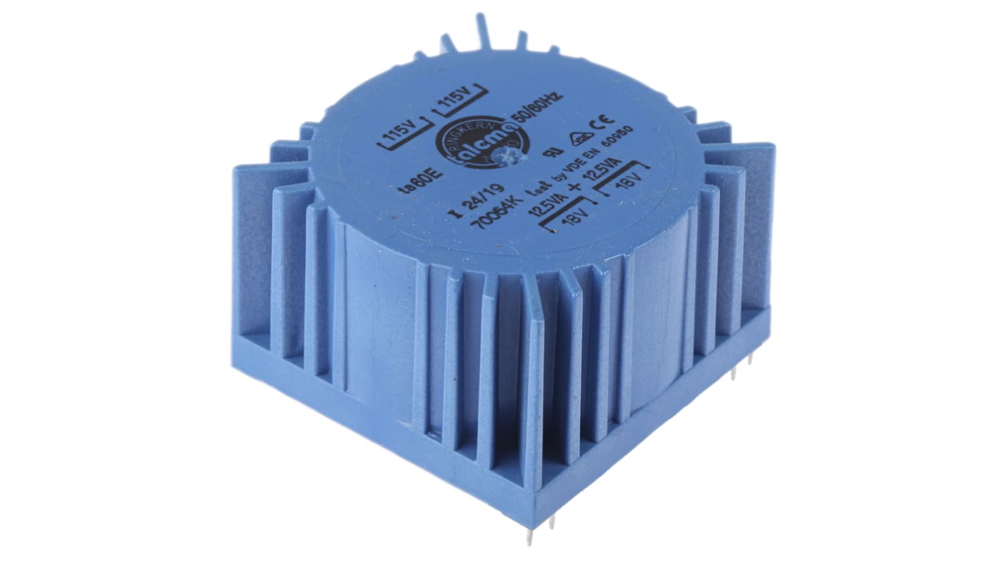 Nuvotem Talema トロイダルトランス,1次:115 V ac, 230 V ac,2 Nuvotem Talema トロイダルトランス,1次:115 V ac, 230 V ac,2