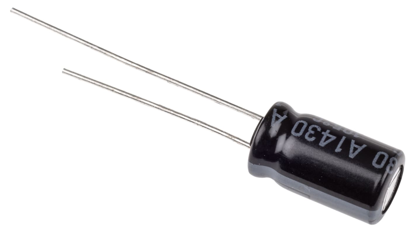 Rubycon 47μF Aluminium Electrolytic Capacitor 35V dc, Radial, Through Hole - 35YXF47M6.3X11