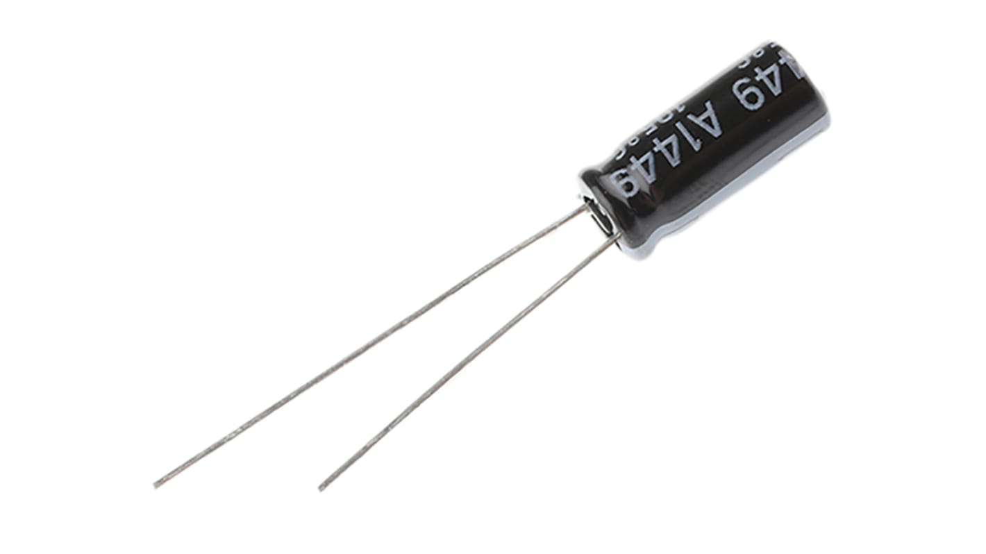 Rubycon 4.7μF Aluminium Electrolytic Capacitor 50V dc, Radial, Through Hole - 50YXF4.7M5X11