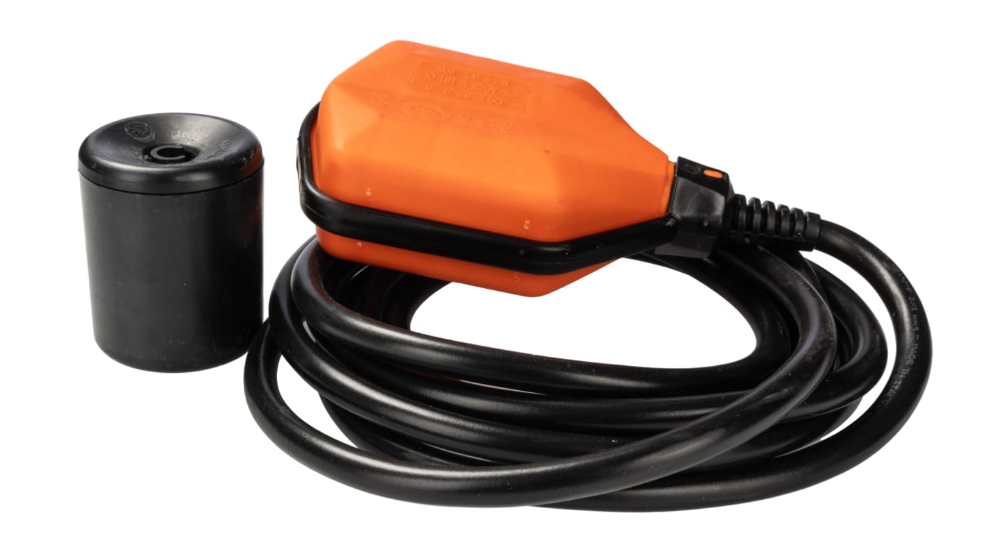 Lovato Polypropylene Float Switch, Float, 3m Cable, SPDT