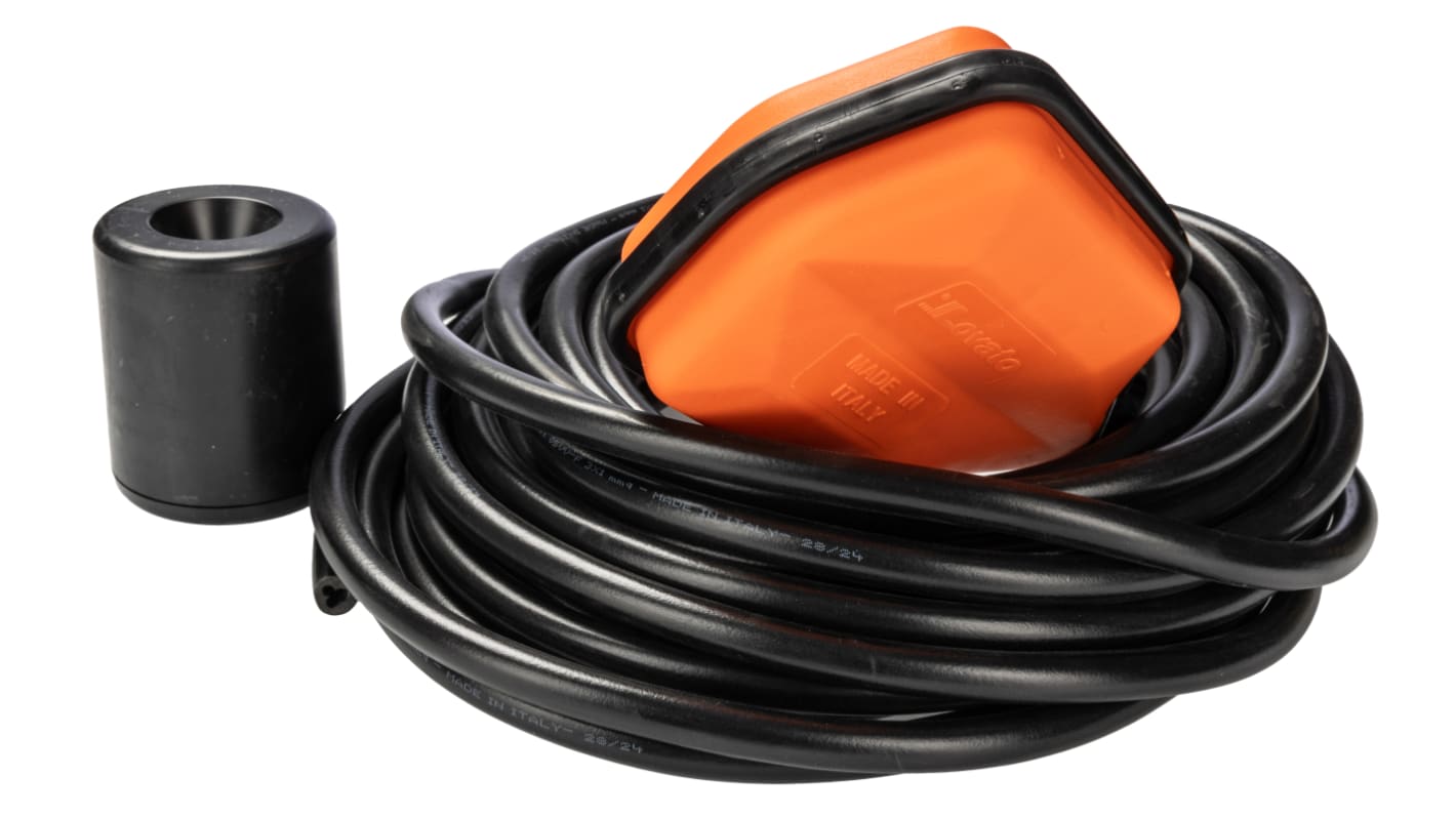 Lovato Polypropylene Float Switch, Float, 10m Cable, SPDT