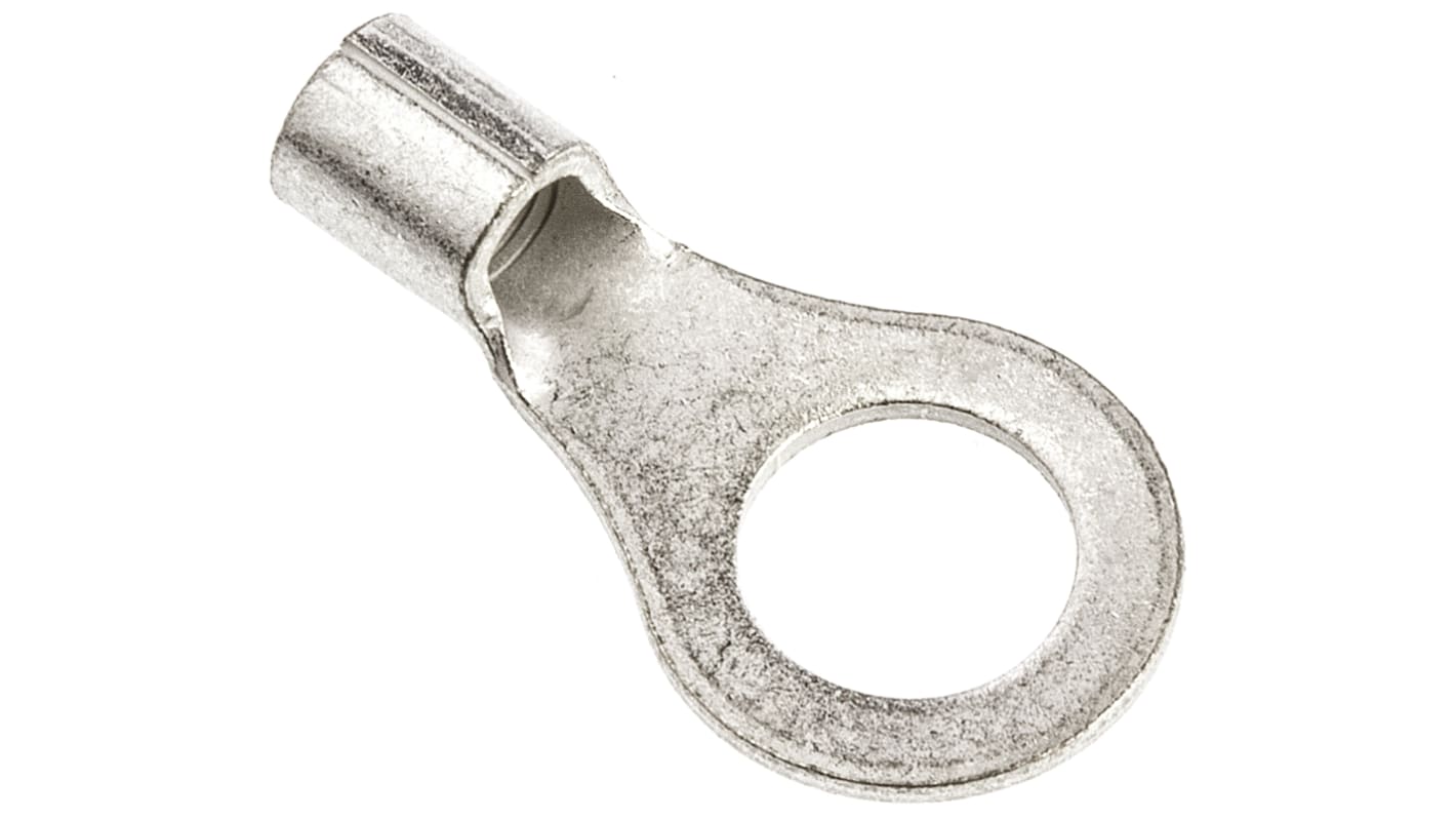 TE Connectivity, SOLISTRAND Uninsulated Ring Terminal, M8 Stud Size, 2.6mm² to 6.6mm² Wire Size