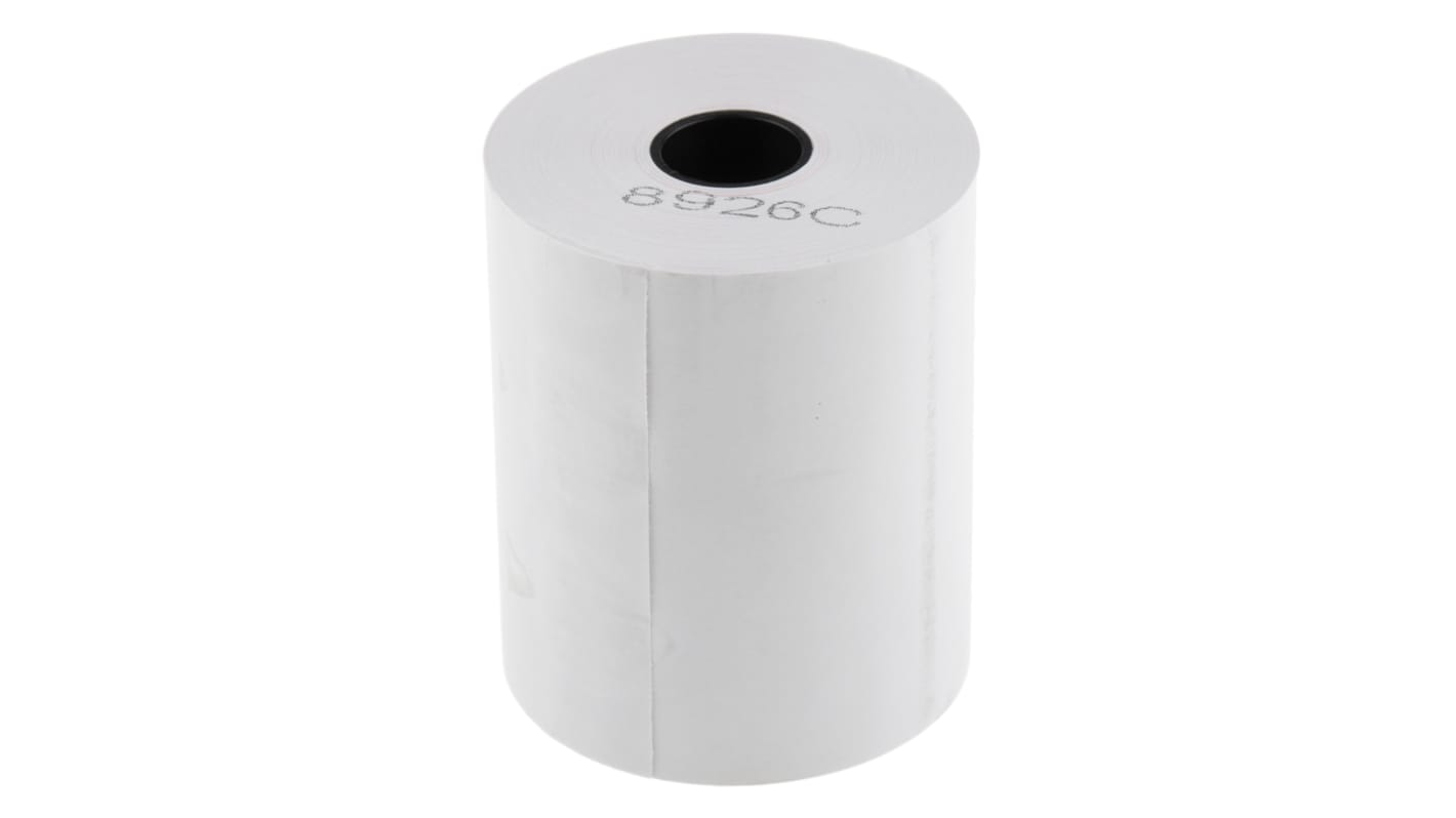 RS PRO White Printer Paper Roll