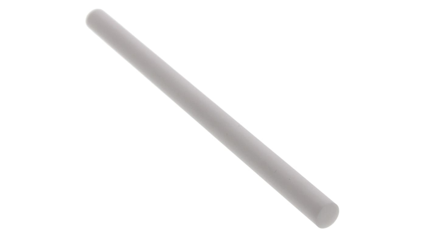 Machinable Glass Ceramic Rod, 100mm L, 6mm Diameter