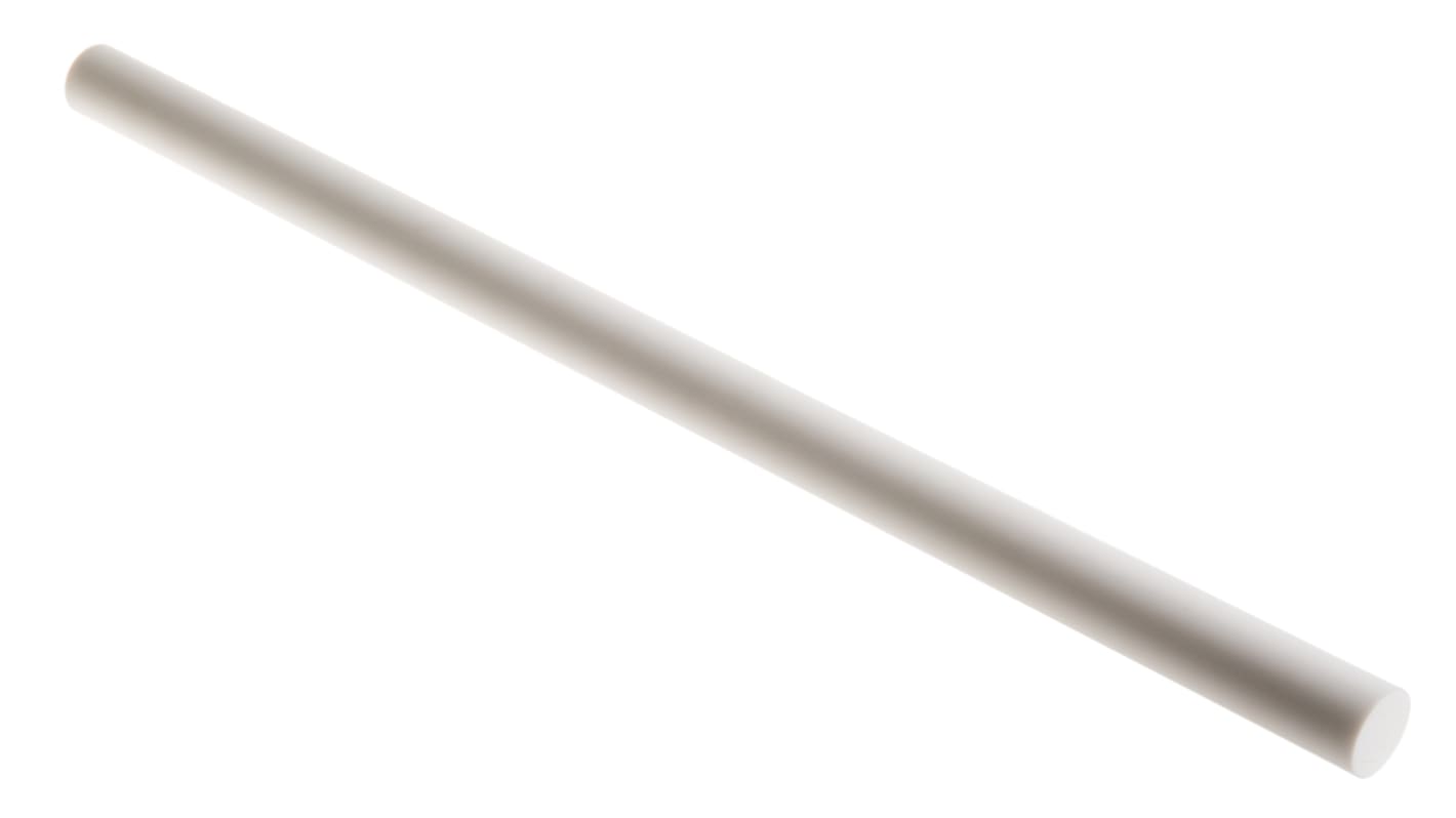 Machinable Glass Ceramic Rod, 300mm L, 15mm Diameter