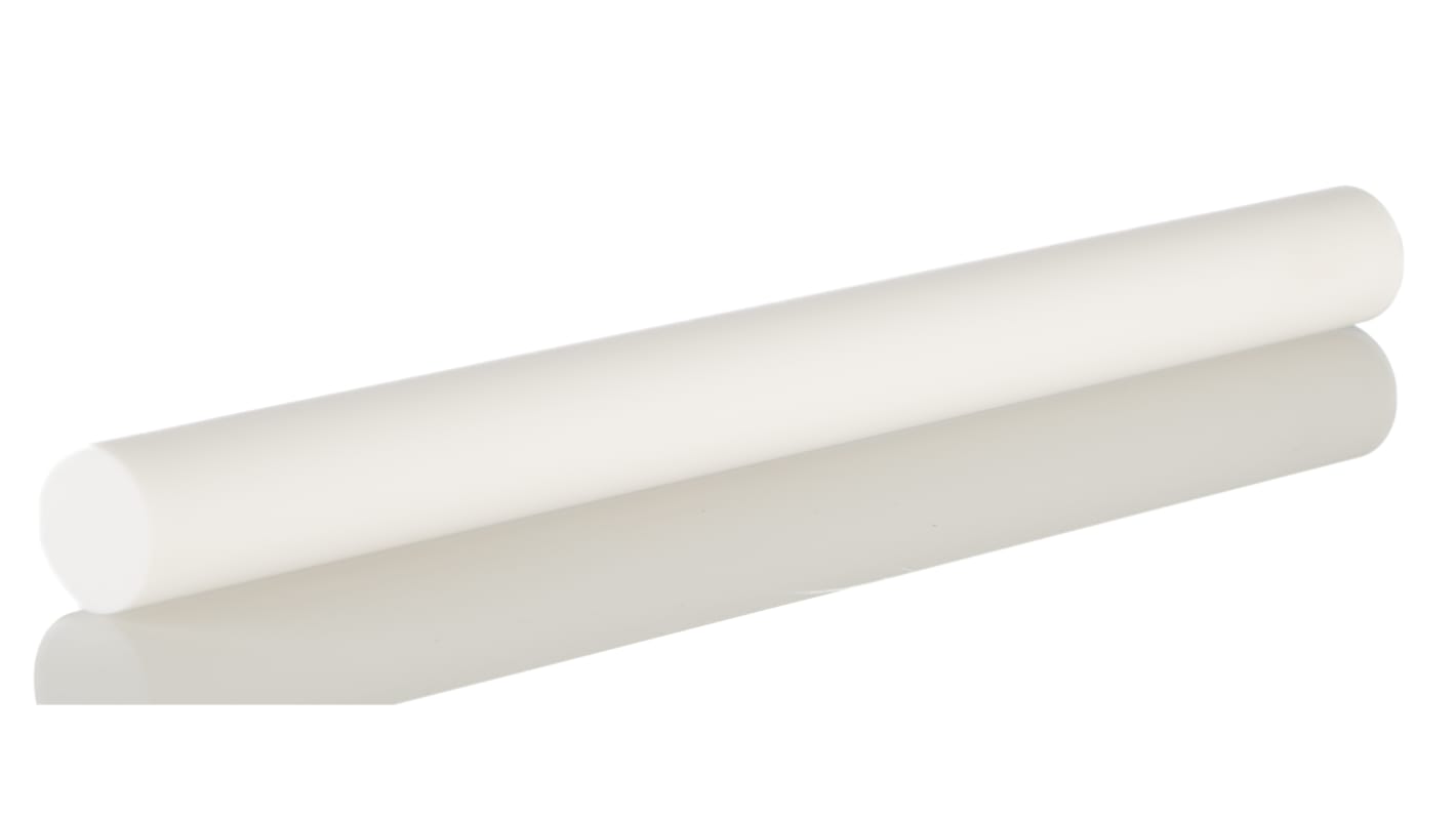 Machinable Glass Ceramic Rod, 300mm L, 25mm Diameter