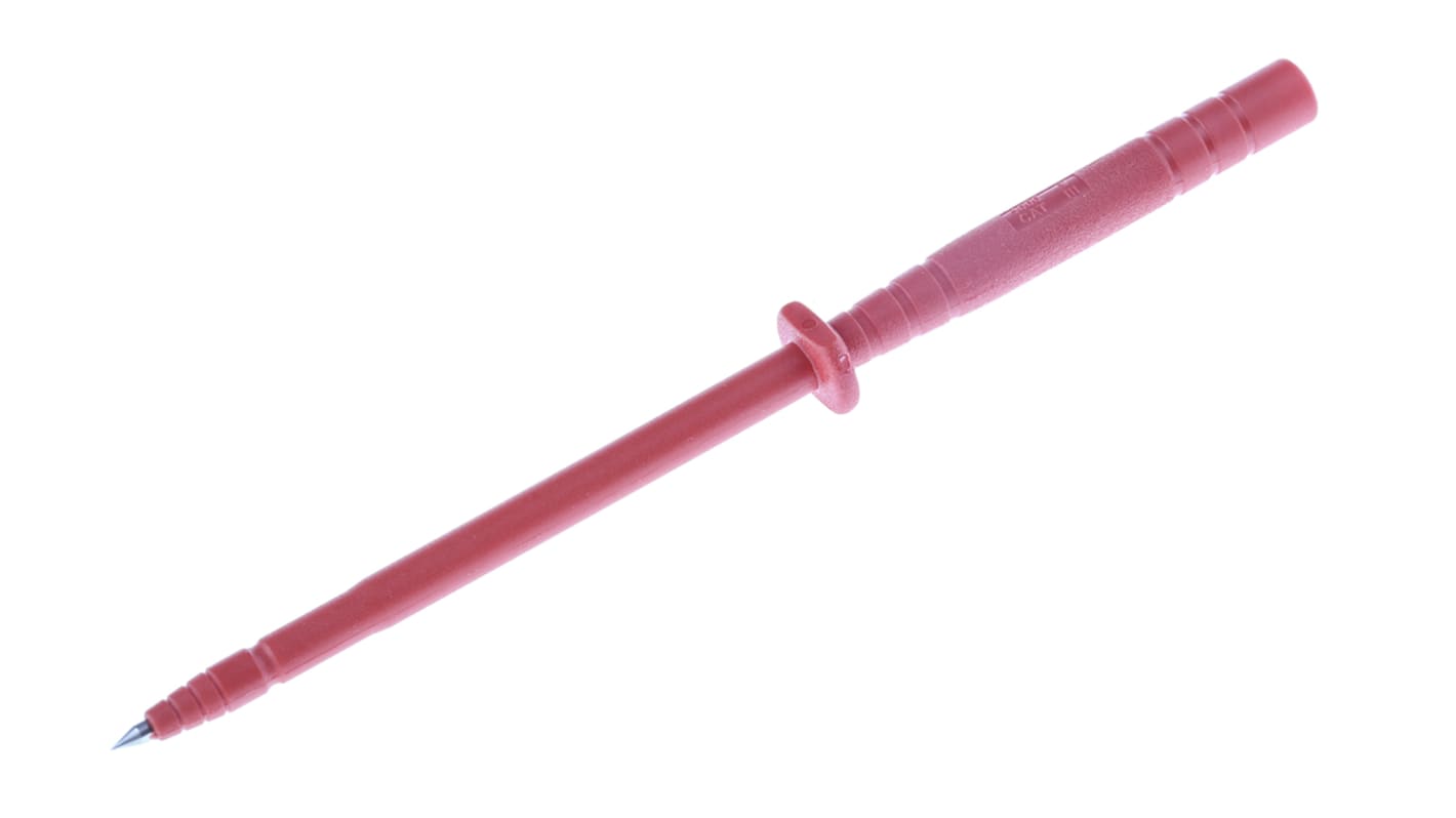 Staubli Spring Loaded Test Probe, 2mm Tip, 1kV, 2mm Socket, 1A