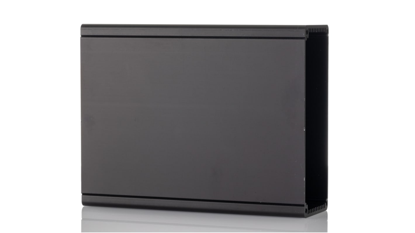 Contenitore Hammond in Alluminio estruso 160 x 125 x 52mm, col. Nero, IP54