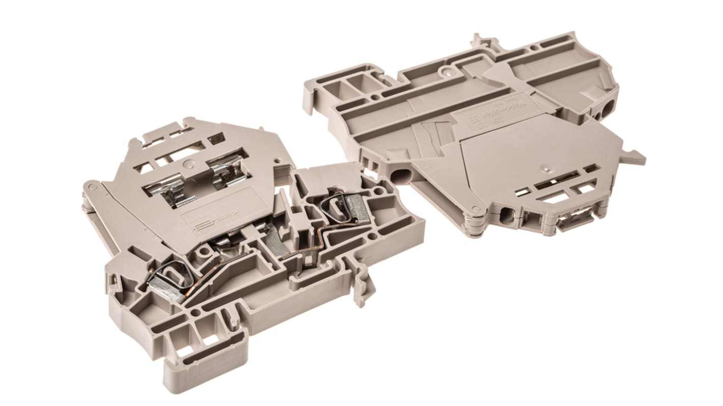 Weidmuller 1616400000 ZSI Series Beige, 2.5mm², Single-Level, Clamp Termination, Fused