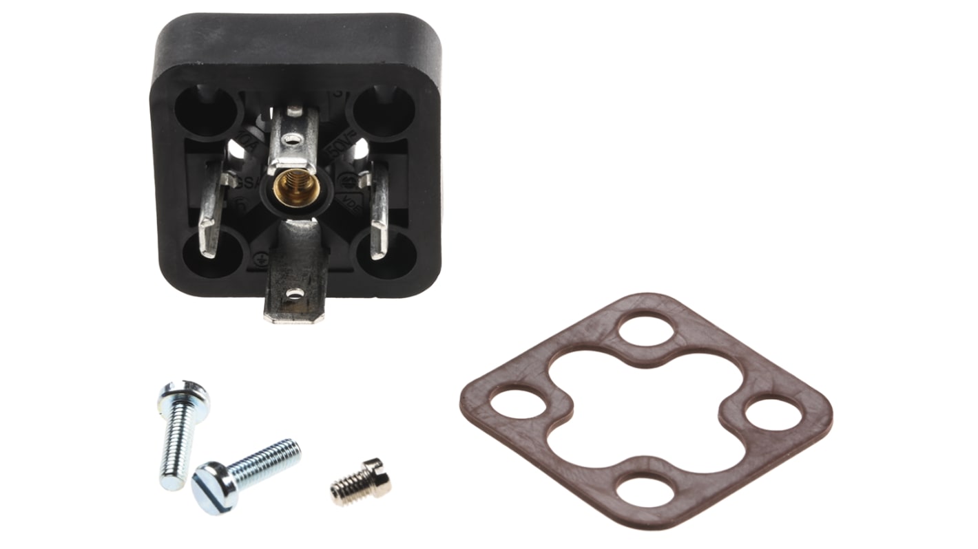 Connettore per valvole a solenoide Hirschmann DIN 43650 A, Maschio, 3P+E, 400 V c.a.