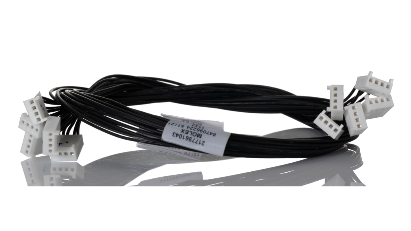 Molex 4 Way Female KK 254 to 4 Way Female KK 254 Wire to Board Cable, 600mm