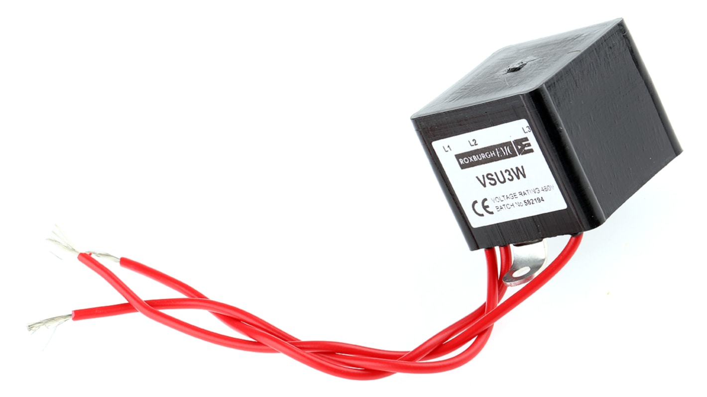 Roxburgh EMC, VSU Surge Suppressor Unit 480 V Maximum Voltage Rating 0.04kA Maximum Surge Current Transient Voltage