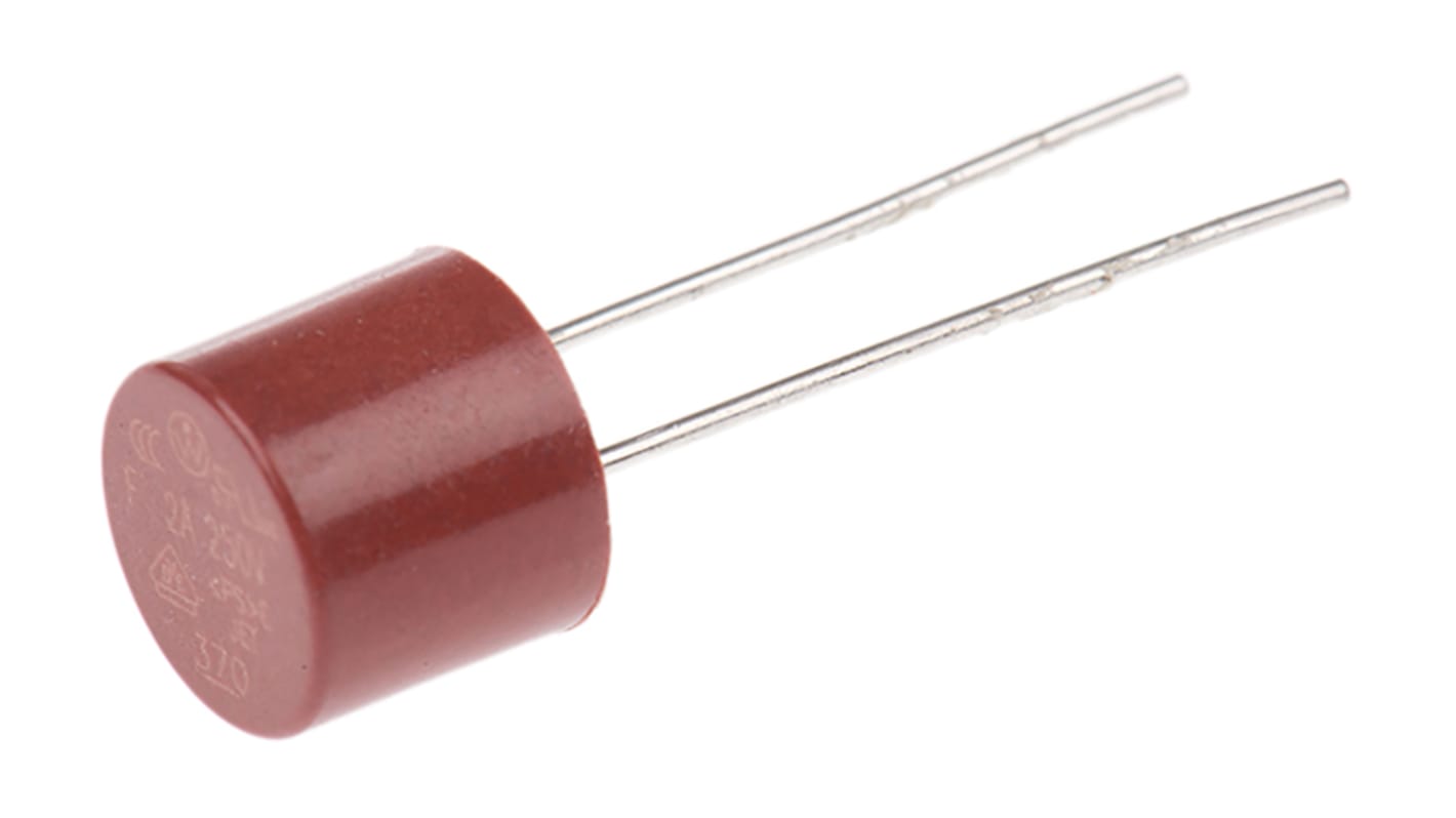 Littelfuse, Ikke-selvnulstillende sikring, 2A, Reaktionshastighed: F 250V ac