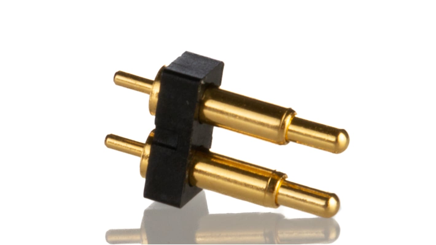 RS PRO Straight Through Hole PCB Connector, 2 Contact(s), 2.54mm Pitch, 2 Row(s), Unshrouded