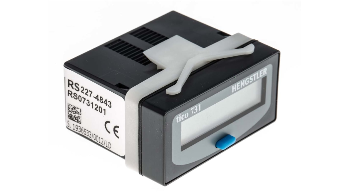 Rs-Online Contatore Hengstler Impulsi 7.5kHz display LCD 8 cifre 12 → 24 V c.c