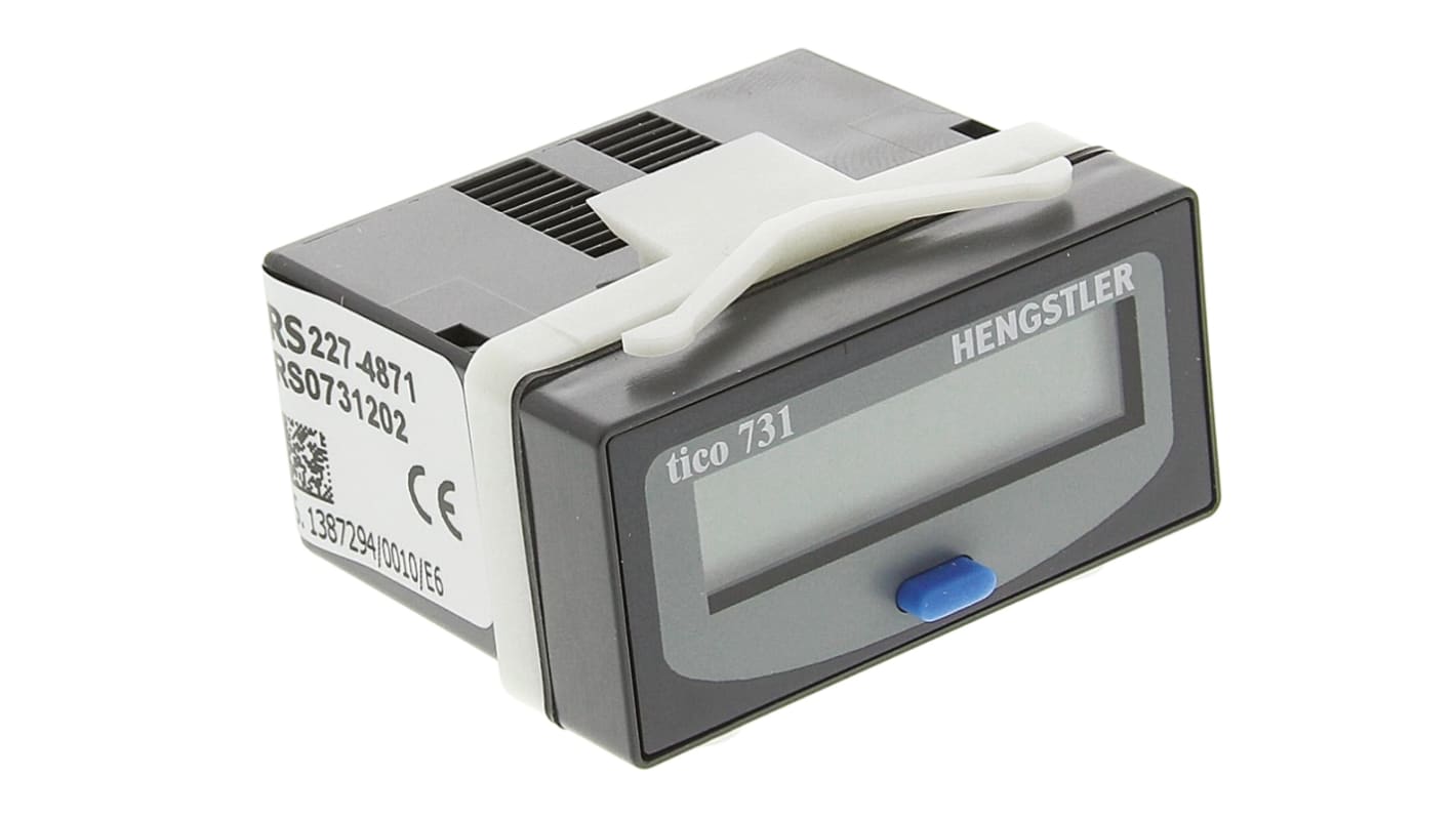 Hengstler TICO 731 Counter, 8 Digit, 7.5kHz, 12 → 24 V dc