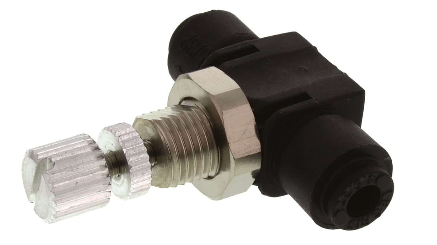 Legris 7776 Series Tube Flow Regulator, 4mm Tube Inlet Port x 4mm Tube Outlet Port