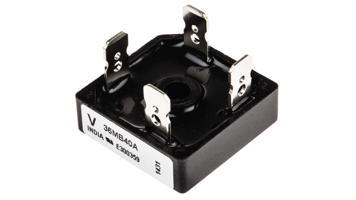 Pont redresseur Monophasé, 35A, 400V, 4 broches, D 34