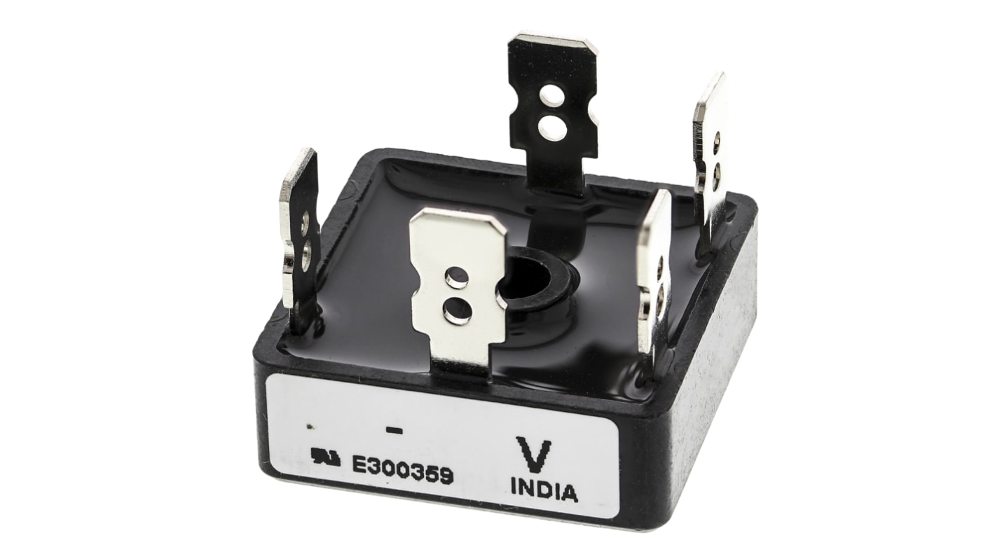 Vishay 三相整流桥, 硅结型, 35A, 1200V, 5针, D 63, 通孔安装, -55 °C→+150 °C