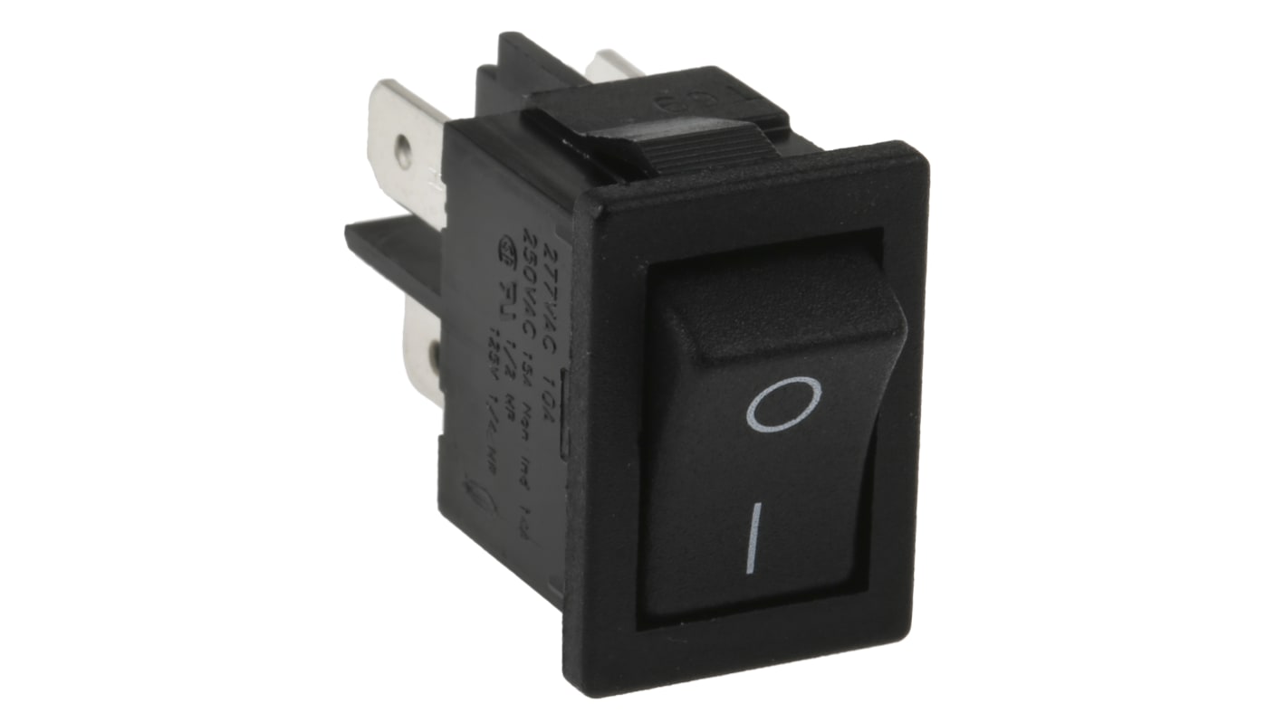 Arcolectric (Bulgin) Ltd DPST, On-Off Rocker Switch Panel Mount