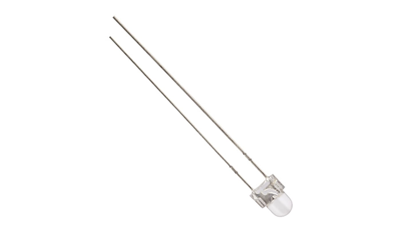 Ledtech 直插LED, 红光, 3mm (T-1), 2针, 660 nm