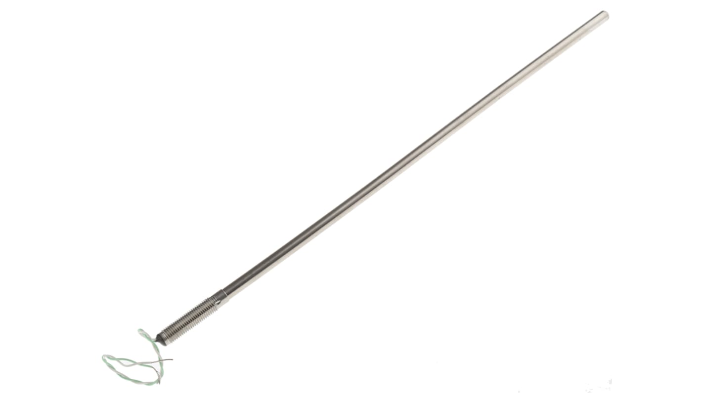 Thermocouple à isolation minérale RS PRO type K Ø 6mm, L 250mm, +1100°C max à Raccord dénudé