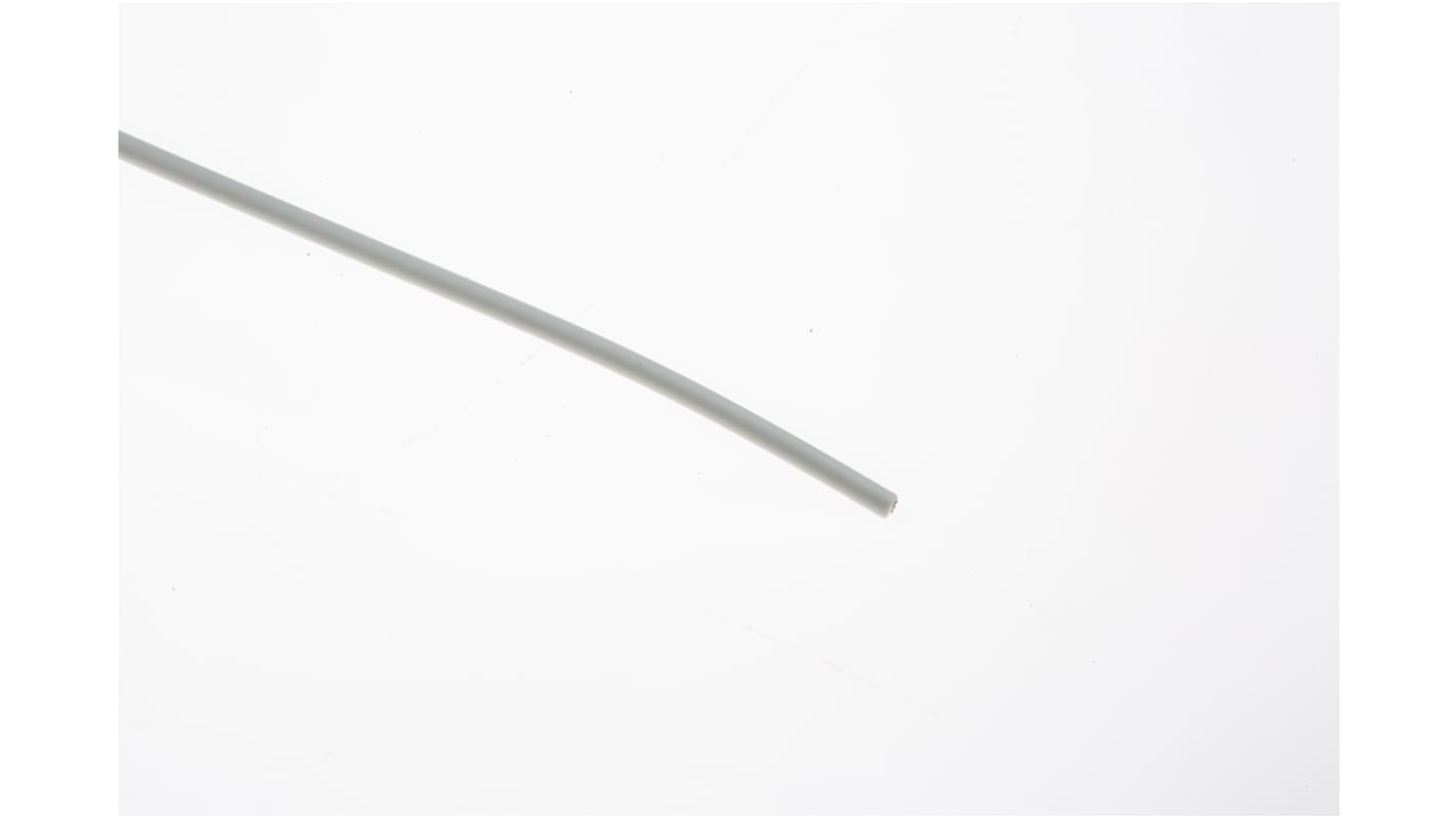 TE Connectivity White 0.6 mm² Harsh Environment Wire, 20 AWG, 19/32, 100m, Polyalkene Insulation, 44A0111-20-9