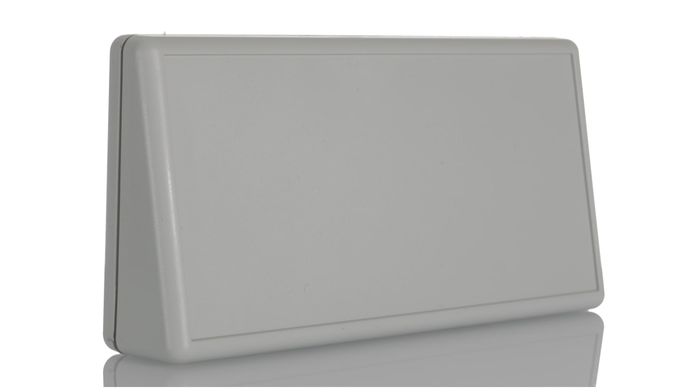 Hammond 1599T Series Grey ABS Desktop Enclosure, Sloped Front, 170 x 86 x 34mm