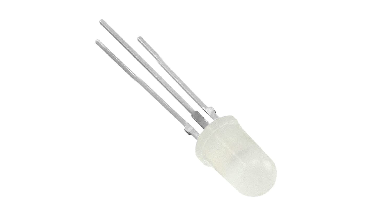 Kingbright2 V, 2.2 V Green & Red LED 8 mm Through Hole, L-799EGW