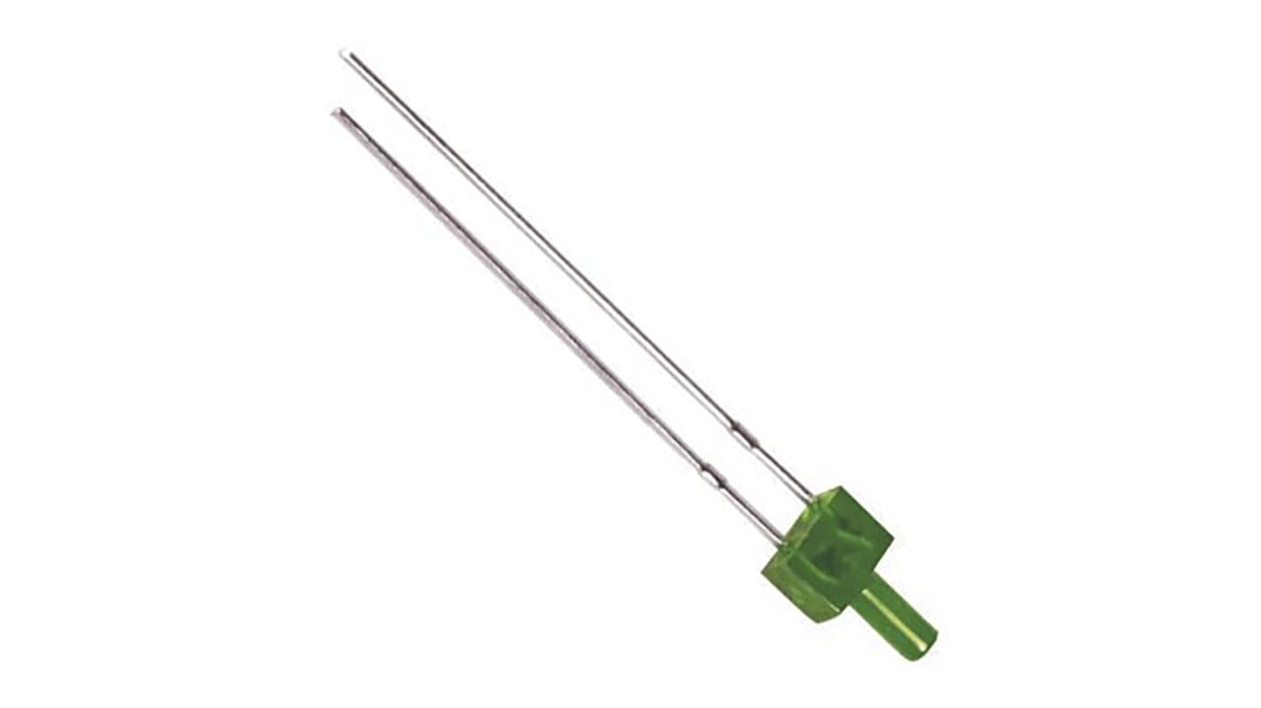 Kingbright2.2 V Green LED 2 mm Through Hole, L-13GD