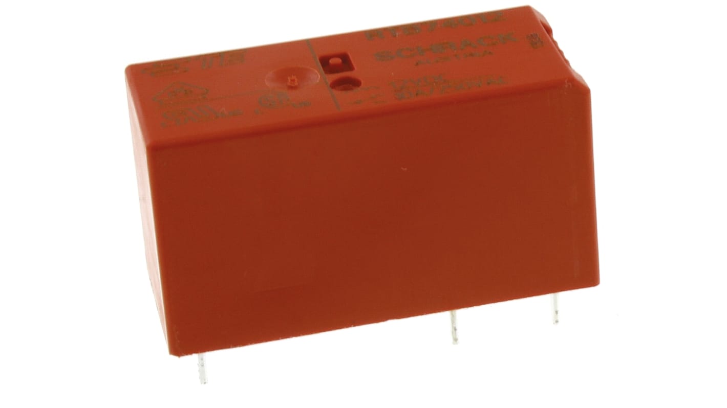 TE Connectivity Monostabiles Relais Printrelais RTB74012, 12Vdc Spule, 1-poliger Wechsler