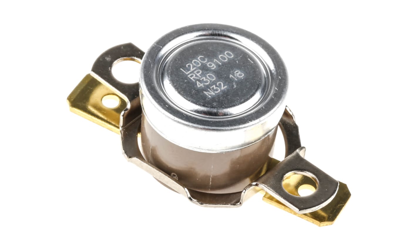 Thermostat Honeywell ouverture à +20°C, Bimétallique, 0°C à +186°C, NF