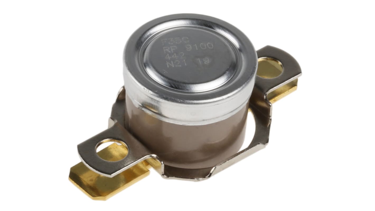 Honeywell 双金属温控开关, +20°C开启, +35°C关闭, 0°C至+186°C, NO