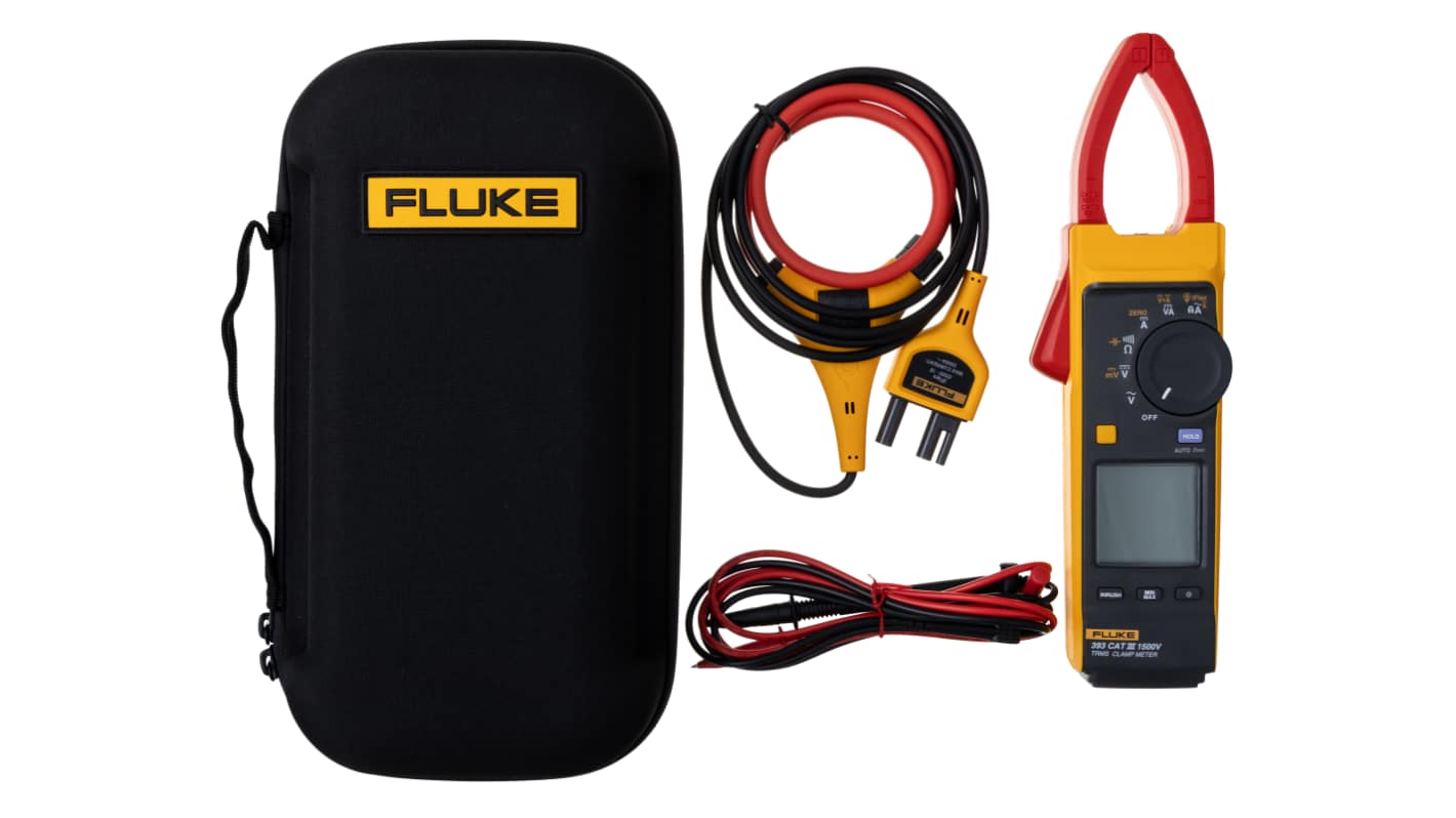 Fluke 393/E Clamp Meter, 1000A dc, Max Current 2500A ac CAT III 1500V