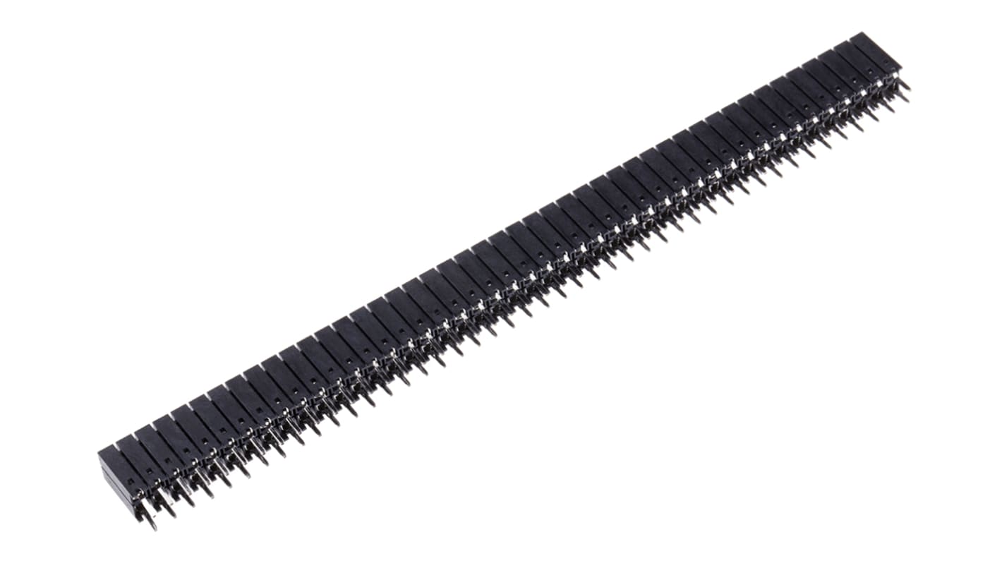 Presa PCB Stelvio Kontek, 90 vie, 2 file, passo 2.54mm, Montaggio con foro passante