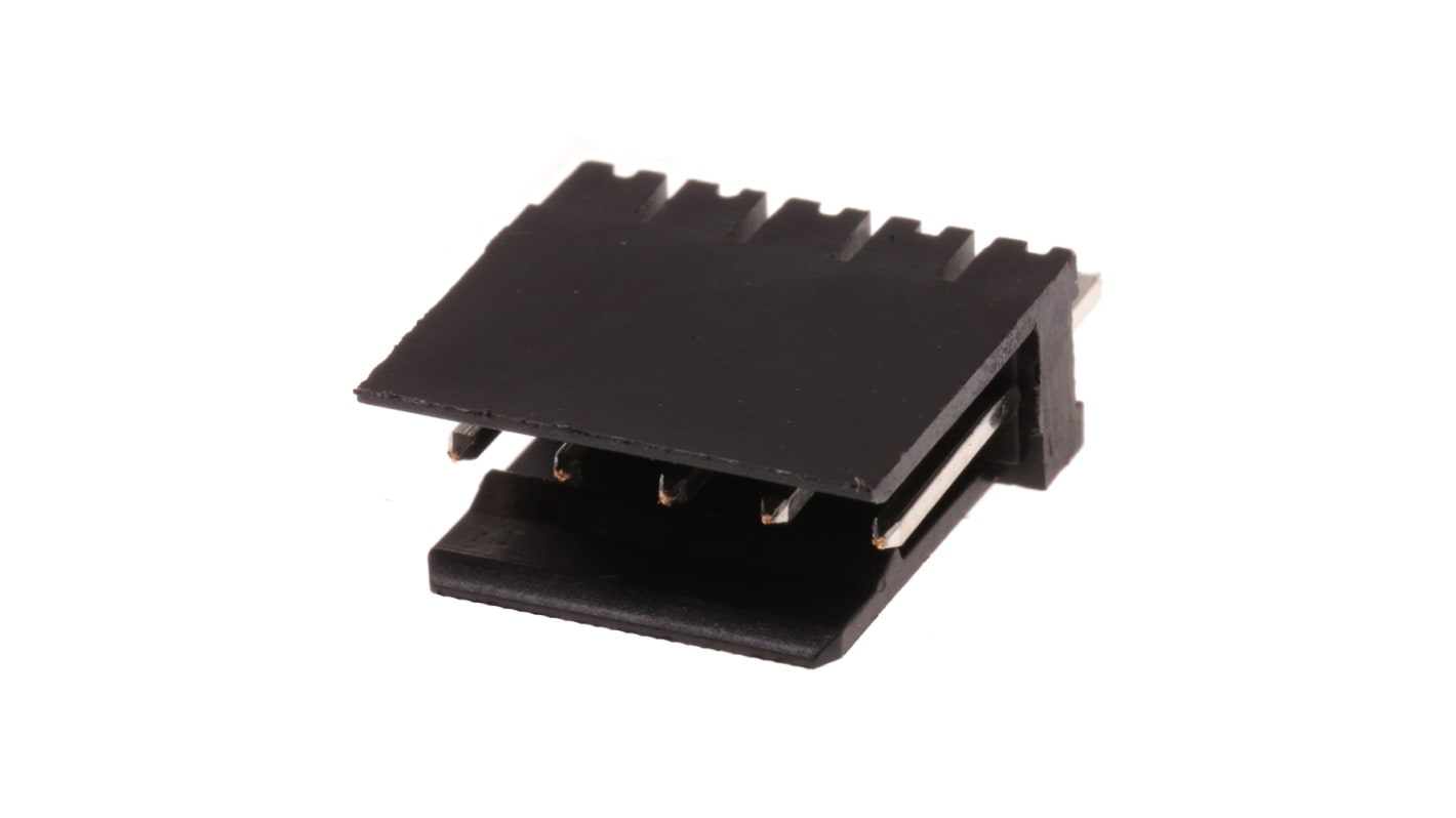 Wurth Elektronik 475 Series Straight Through Hole PCB Header, 5 Contact(s), 2.54mm Pitch, 1 Row(s), Shrouded