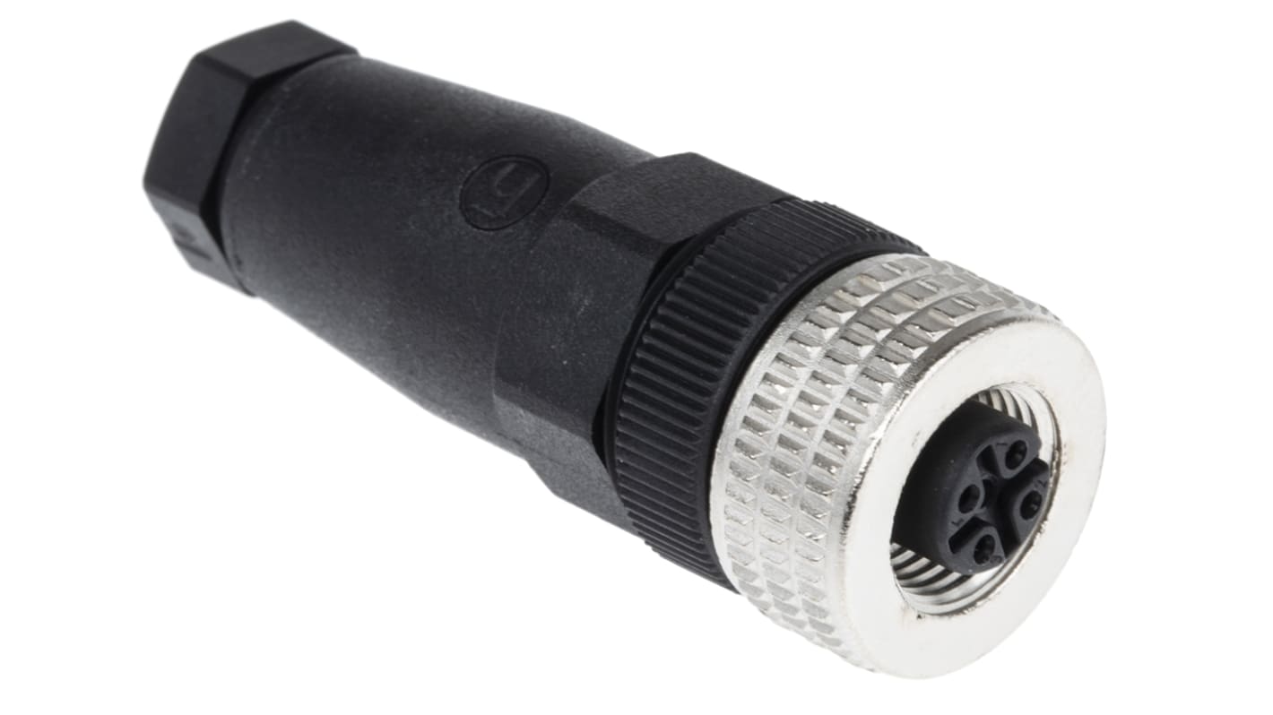 Hirschmann Circular Connector, 4 Contacts, Cable Mount, M12 Connector, Socket, Female, IP67, E Series