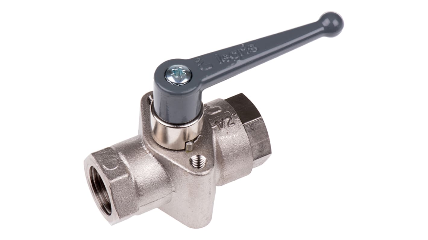 Legris Brass 2 Way, Ball Valve, Threaded, BSPP 1/2in