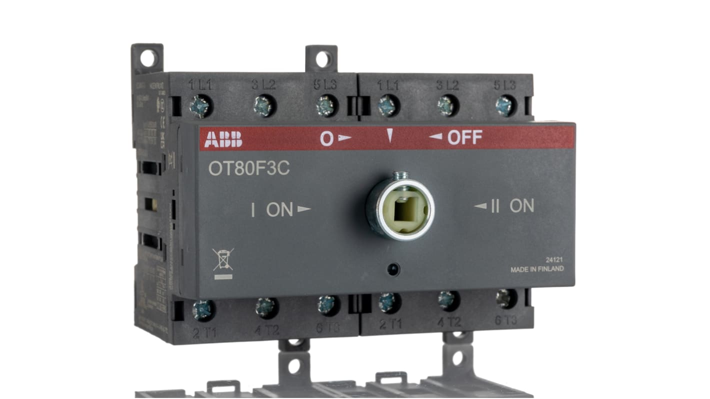 Inverseur de sources ABB OT, 3, 80A, 690V c.a.