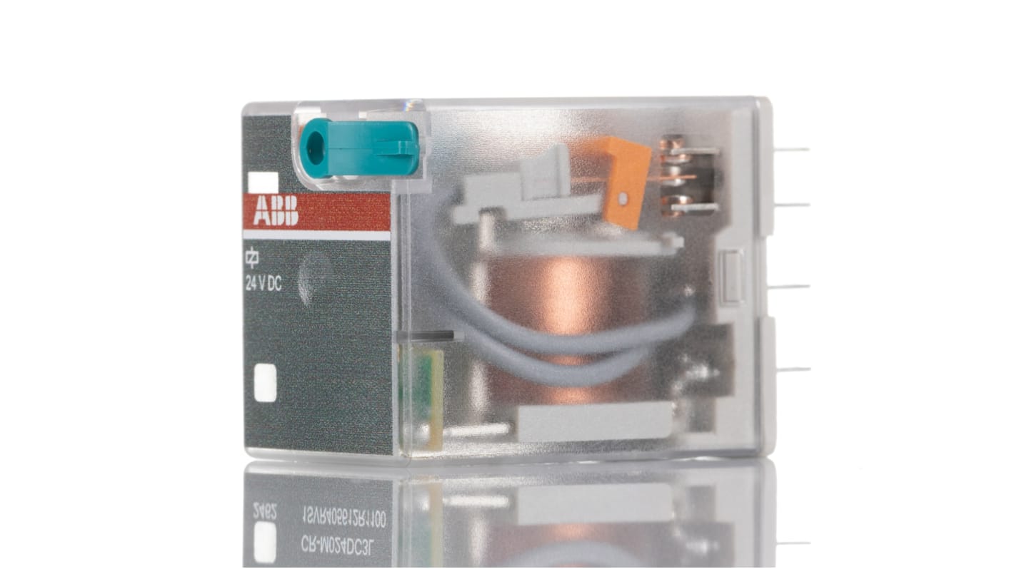 ABB CR-M Interface Relais 24V dc, 4CO (SPDT) DIN-Schienen
