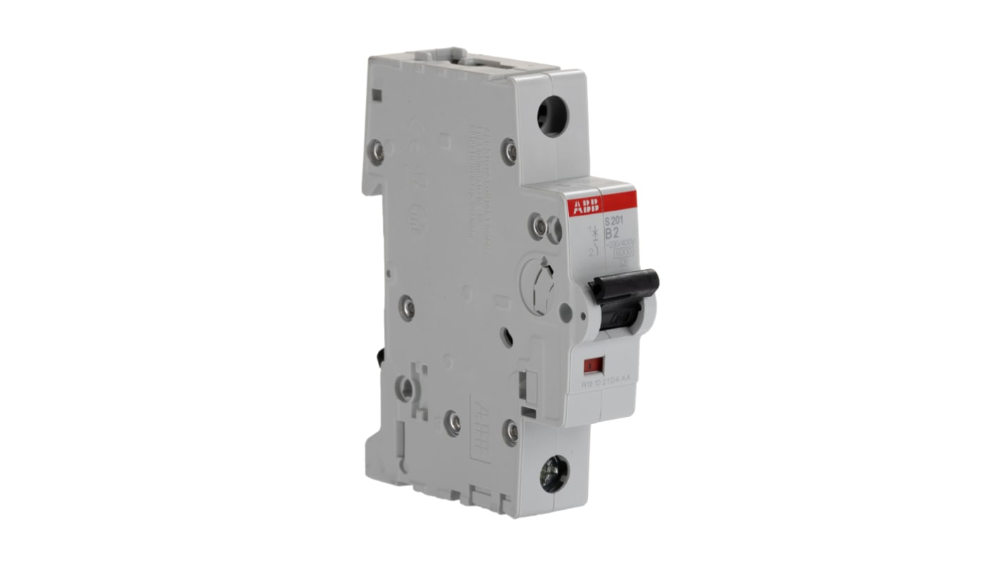 Interruttore magnetotermico ABB, 1P 2A 20 kA, Tipo B