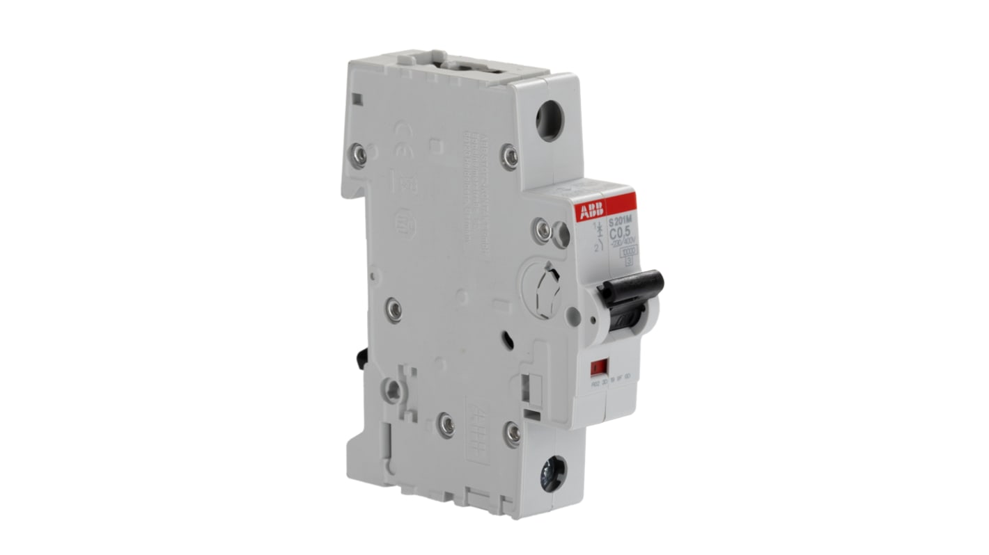 Interruttore magnetotermico ABB, 1P 6A 20 kA, Tipo C