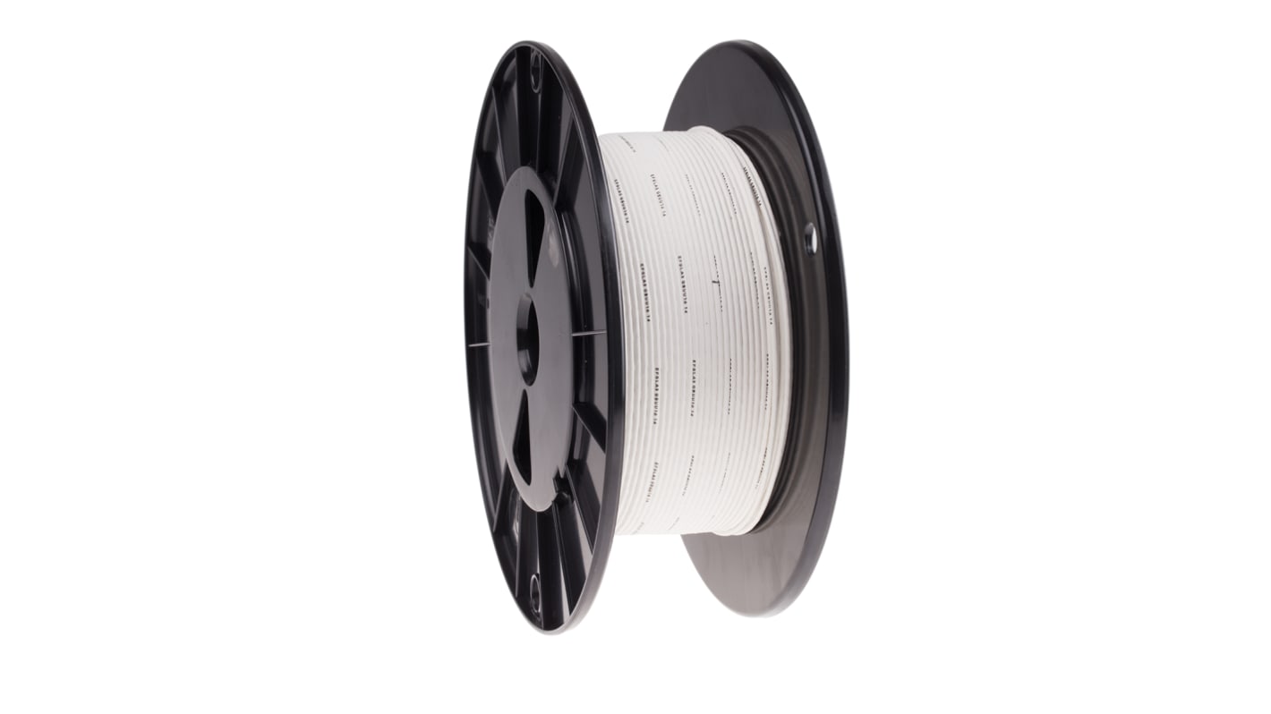 RS PRO Grey 1.82 mm² Harsh Environment Wire, 14, 37/0.25 mm, 100m, PTFE Insulation