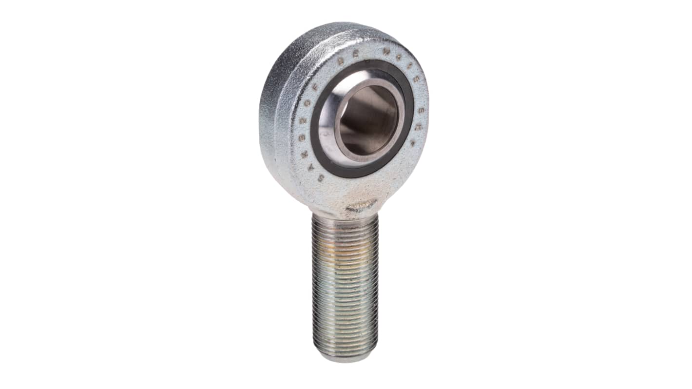 SKF 51mm Stahl Gelenkkopf, Wellen-Ø 20mm, M20 Male, Traglast bis 31kN