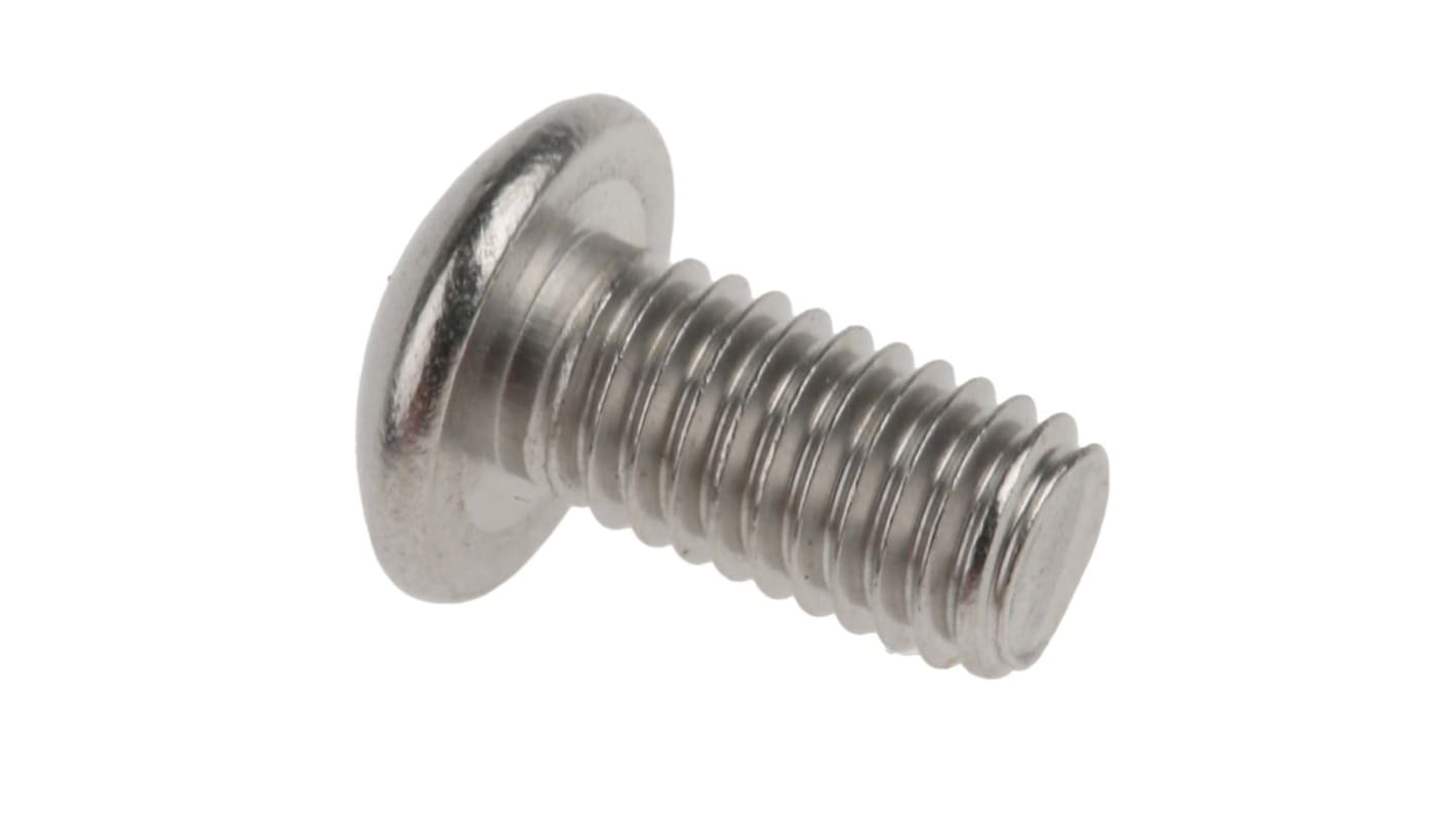 RS PRO Stainless Steel Hex Socket Button Screw, ISO 7380, M5 x 10mm