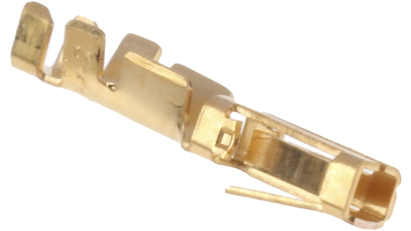 TE Connectivity AMPMODU MOD II Series Female Crimp Terminal, 26AWG Min, 22AWG Max