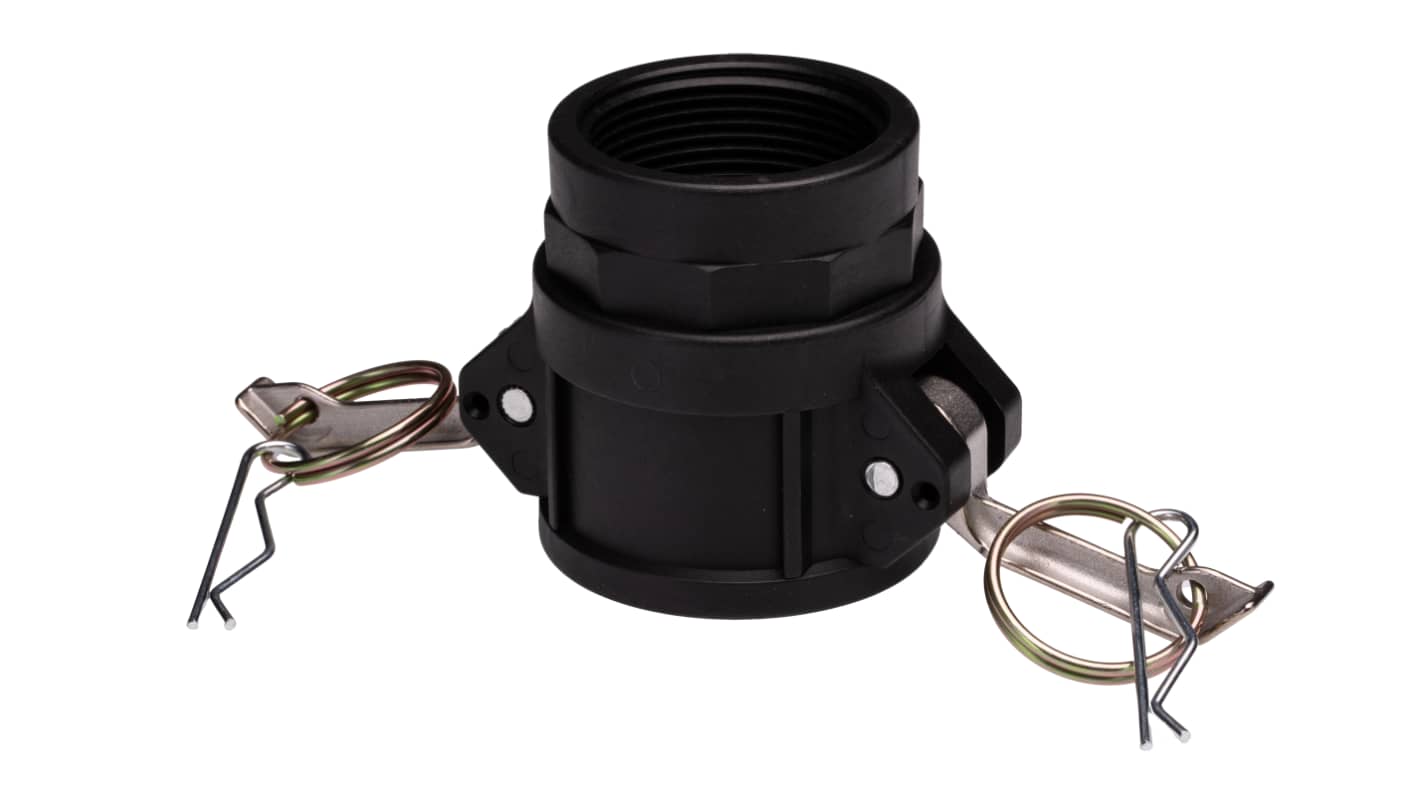 RS PRO Hose Connector, Straight Camlock Coupling, BSP 1-1/2in 1-1/2in ID, 7 bar