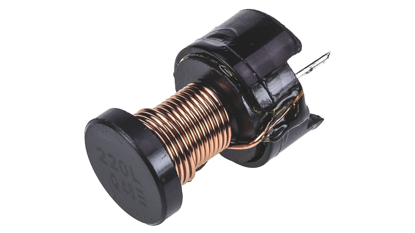 Panasonic 22 μH ±10% Ferrite Leaded Inductor, 5.4A Idc, 25mΩ Rdc, ELC18B